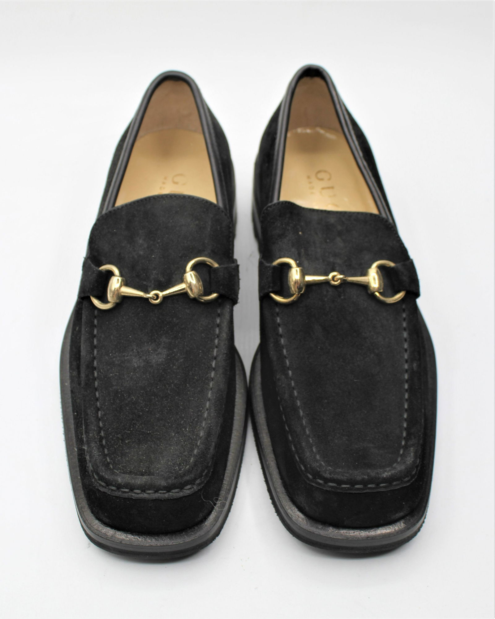 Gucci Black Suede Men's Loafers (1 of 6)