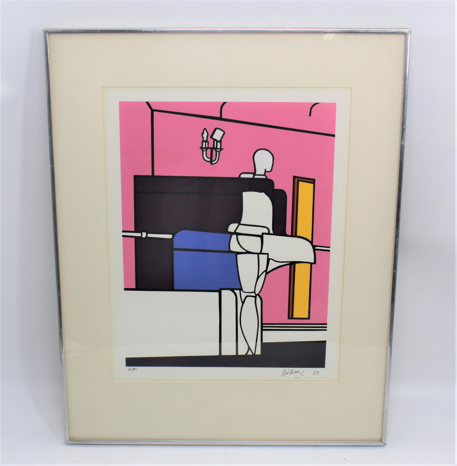 1969 Valerio Adami Signed Lithograph (1 of 7)