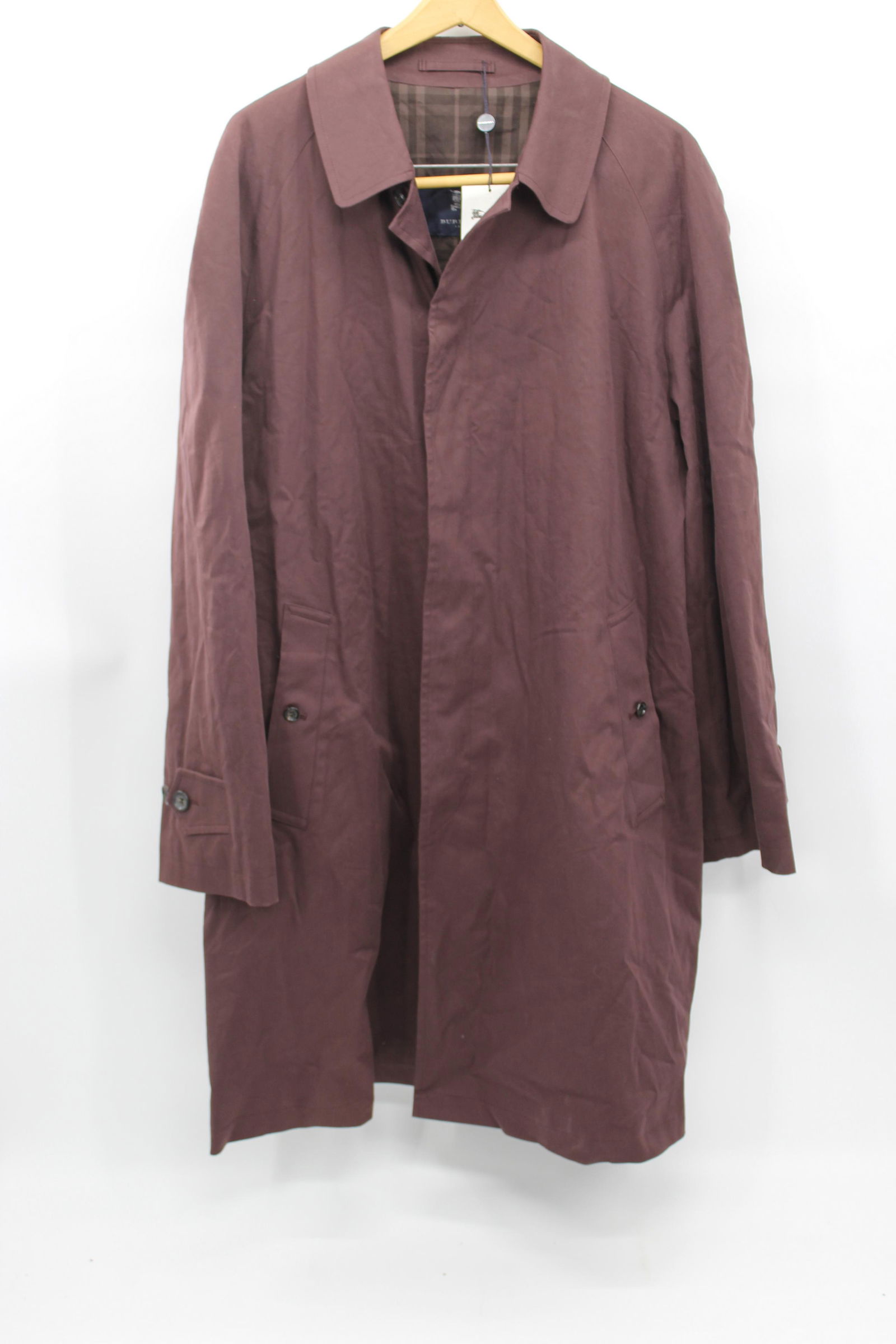Burberry Women's Maroon Trench (1 of 5)