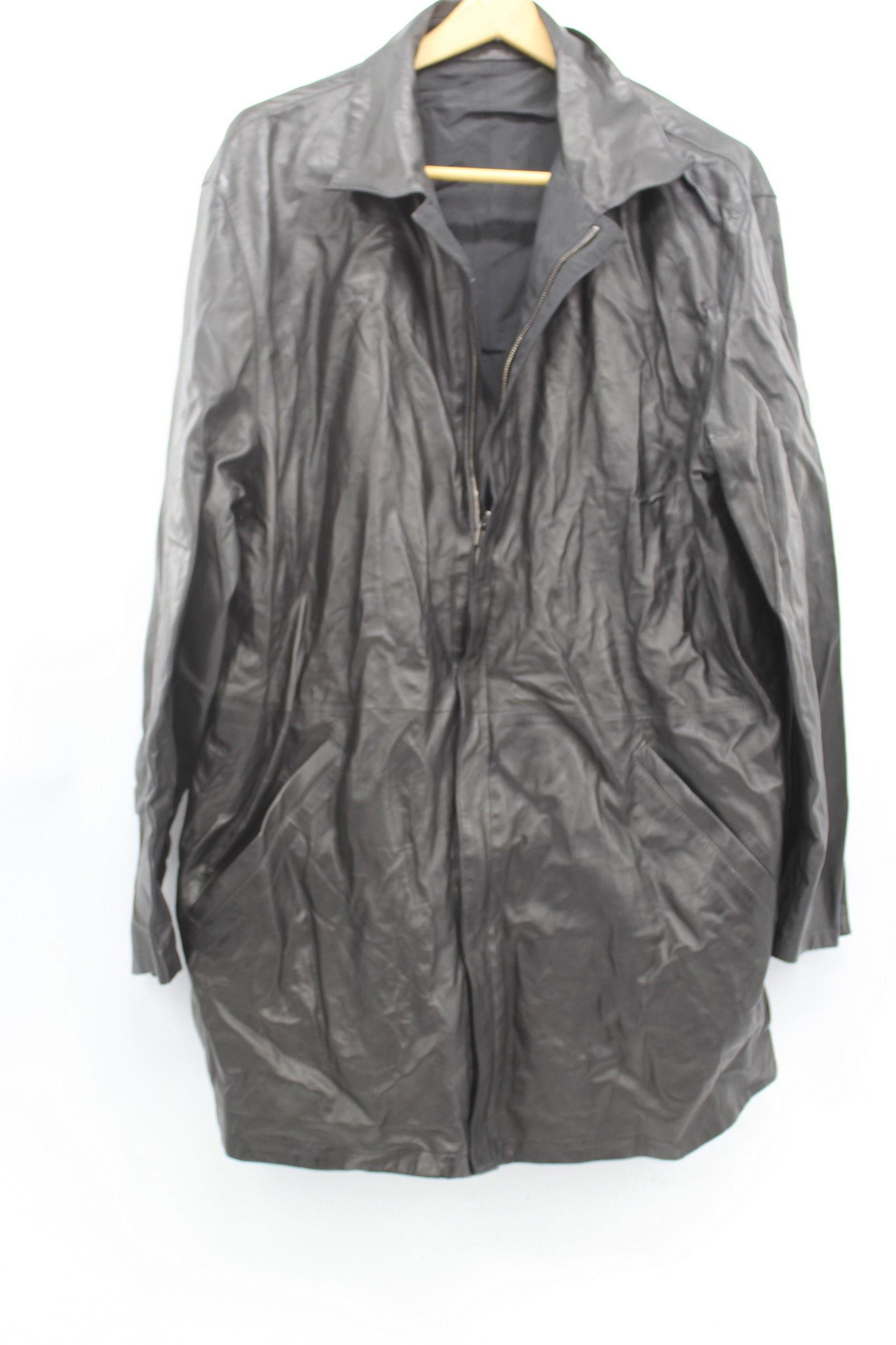 Ferragamo Black Leather Men's Jacket (1 of 4)