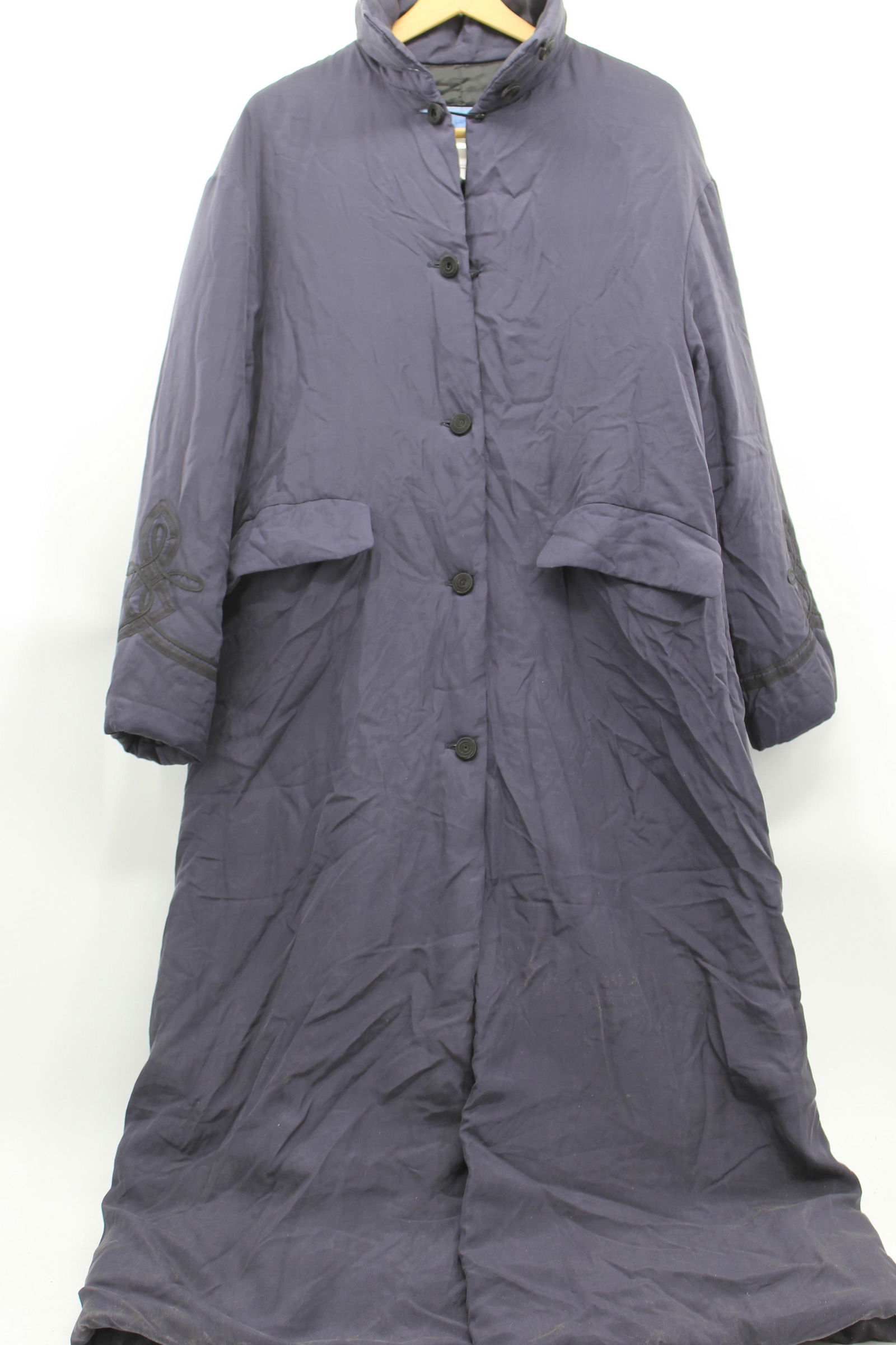 Rena Lang Blue 100% Silk Jacket (1 of 5)