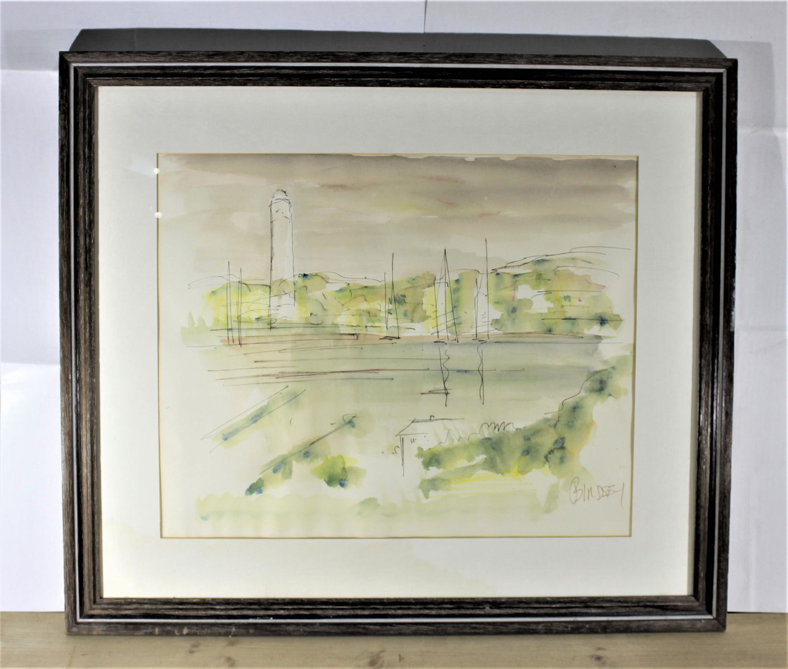 Alfred Birdsey Watercolor (1 of 2)