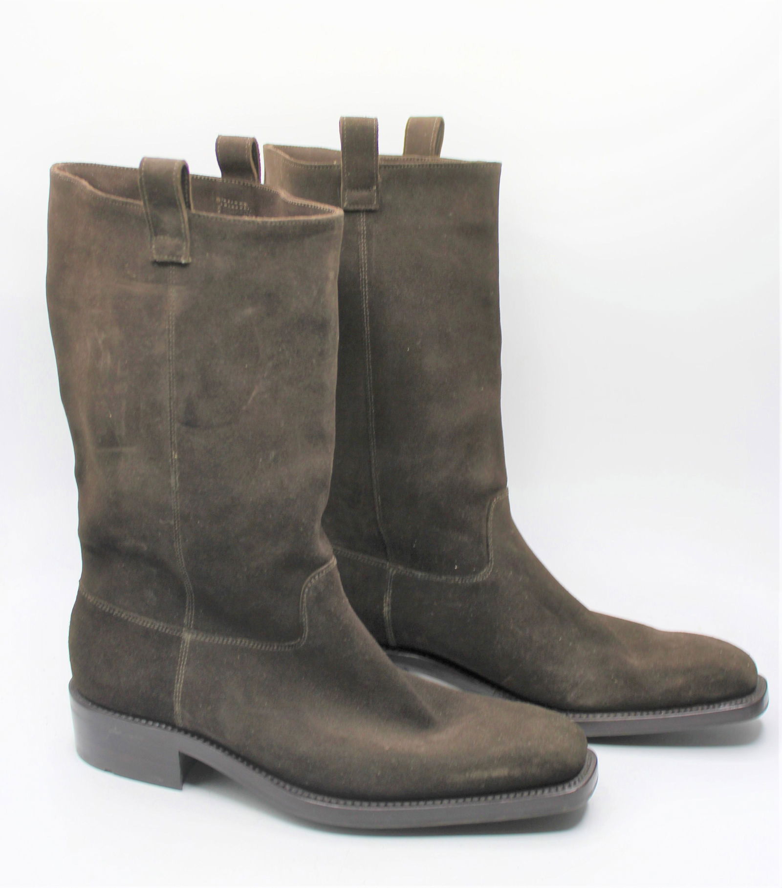 Salvatore Ferragamo Chocolate Leather Boots (1 of 5)