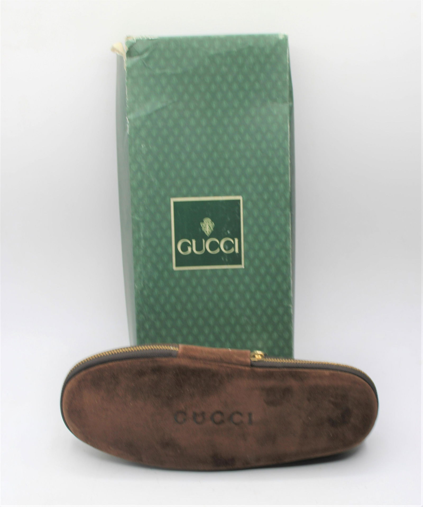 Gucci Dark Brown Suede Flats (1 of 4)