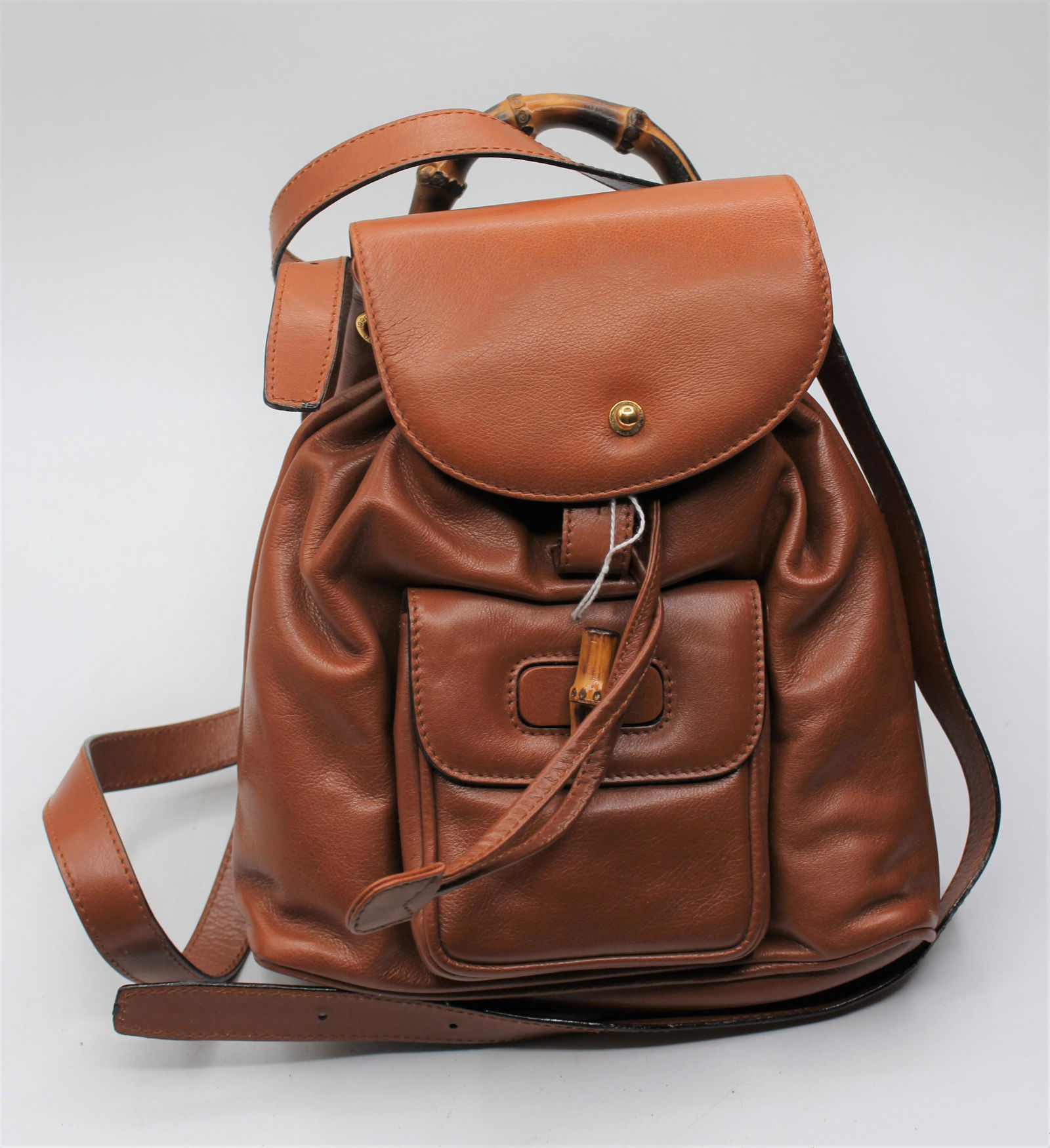 Gucci Brown Leather Mini Backpack (1 of 6)