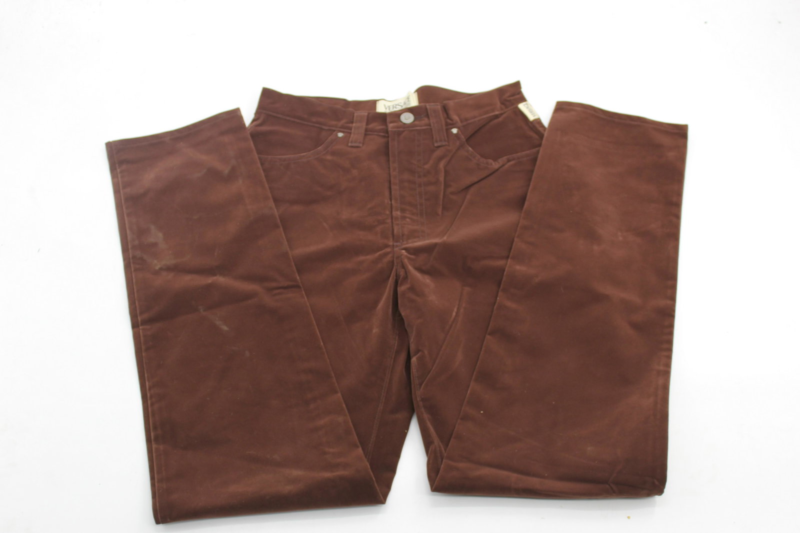 Versace Women's Brown Trousers: Women's size US 28, Eur 42.