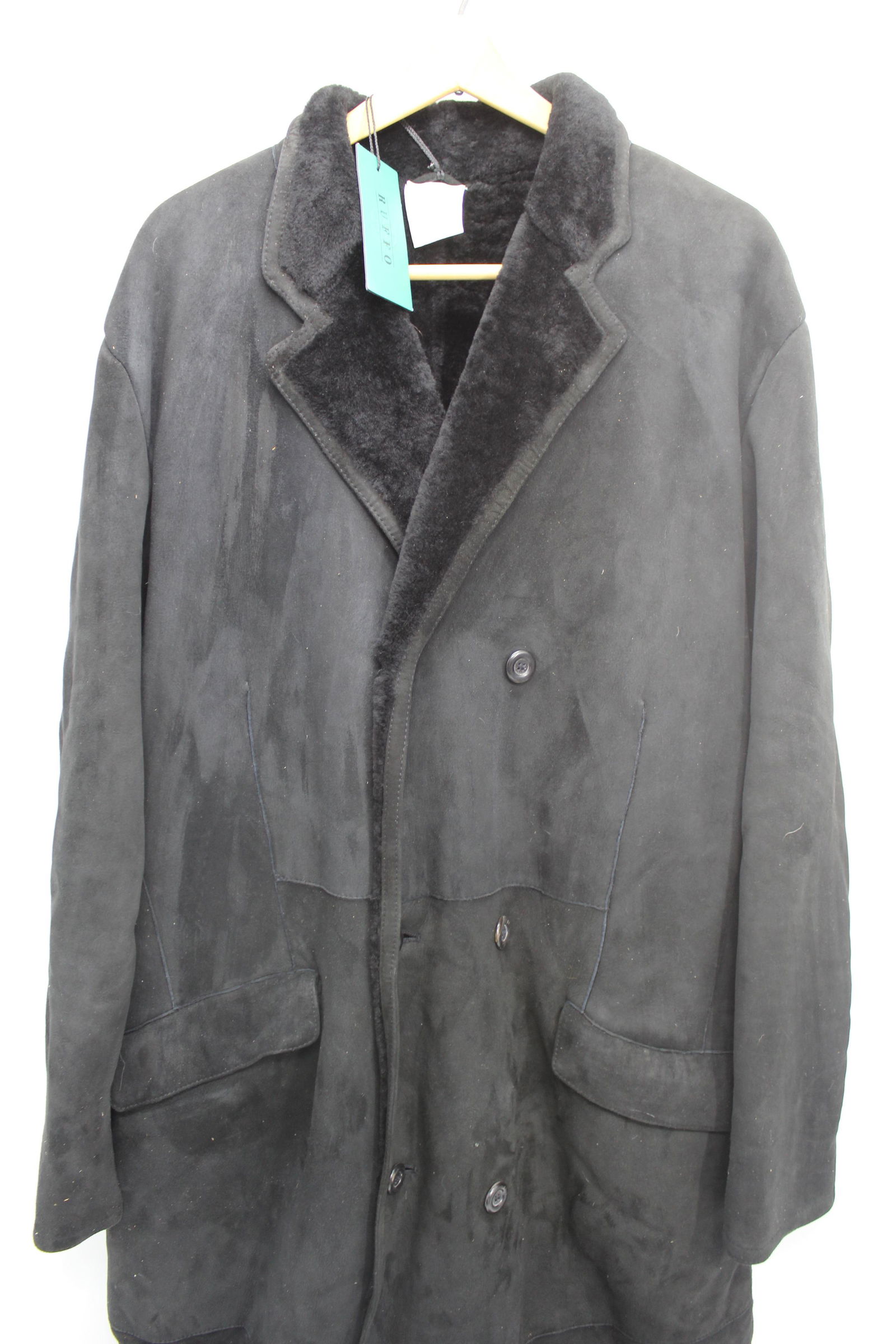 Ruffo Men's Leather Long Coat (1 of 5)
