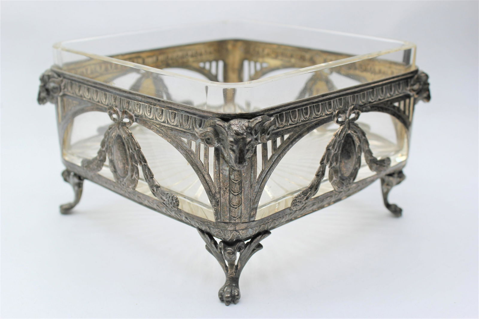 German 19th Century 800 W.S. Silver Footed Bowl (1 of 9)