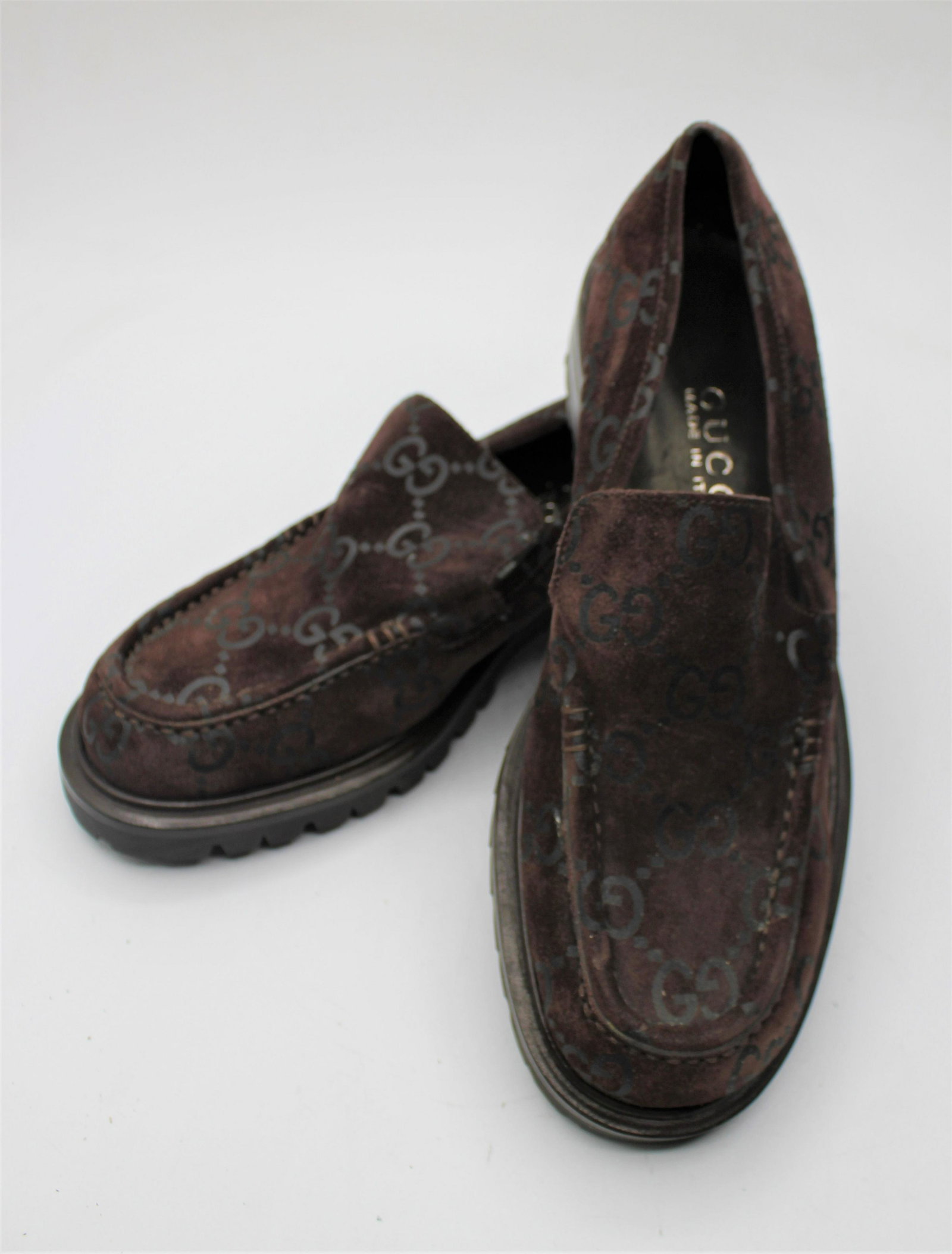 Fantastic Gucci Suede Loafers (1 of 6)