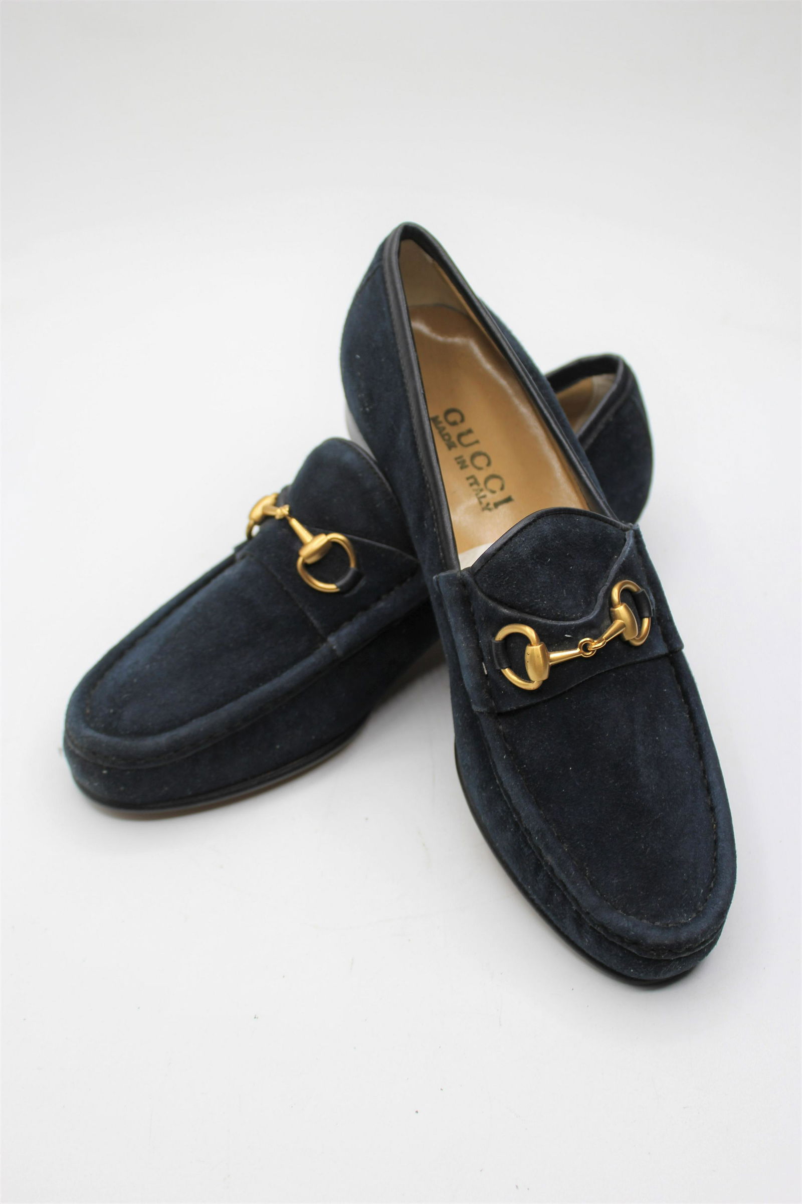 Gucci Women's Velvet Loafers (1 of 6)