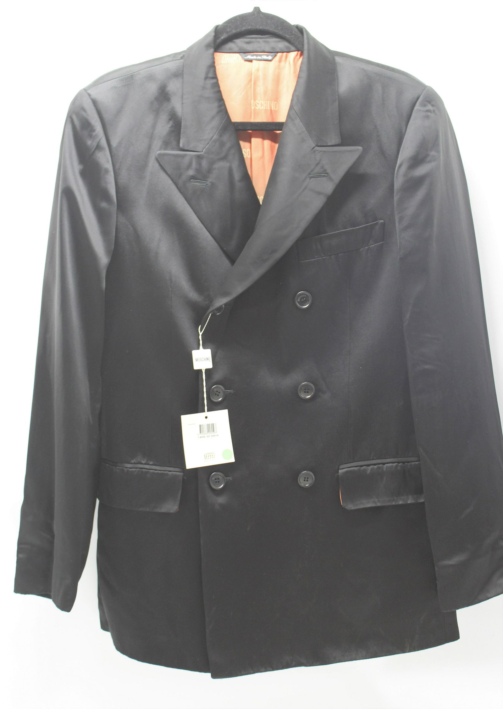 Moschino Bushed Black Blazer (1 of 6)