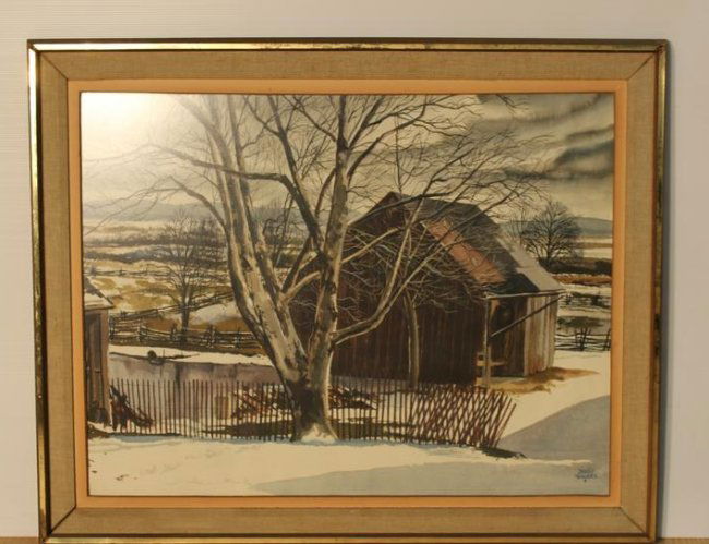 John Rogers Signed Watercolor (1 of 6)