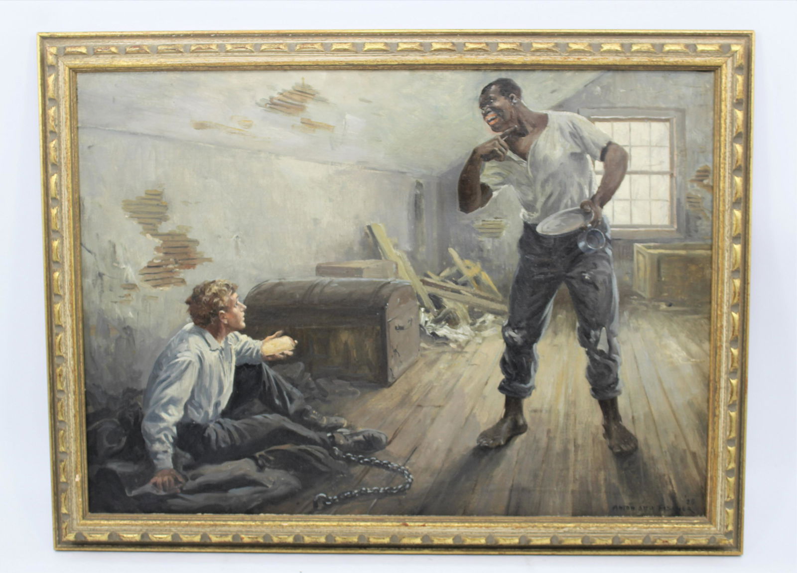 Anton Otto Fischer Original Painting (1 of 7)