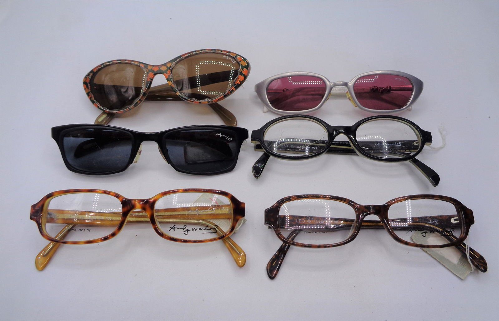 Lot of 6 Andy Warhol Glasses (1 of 8)