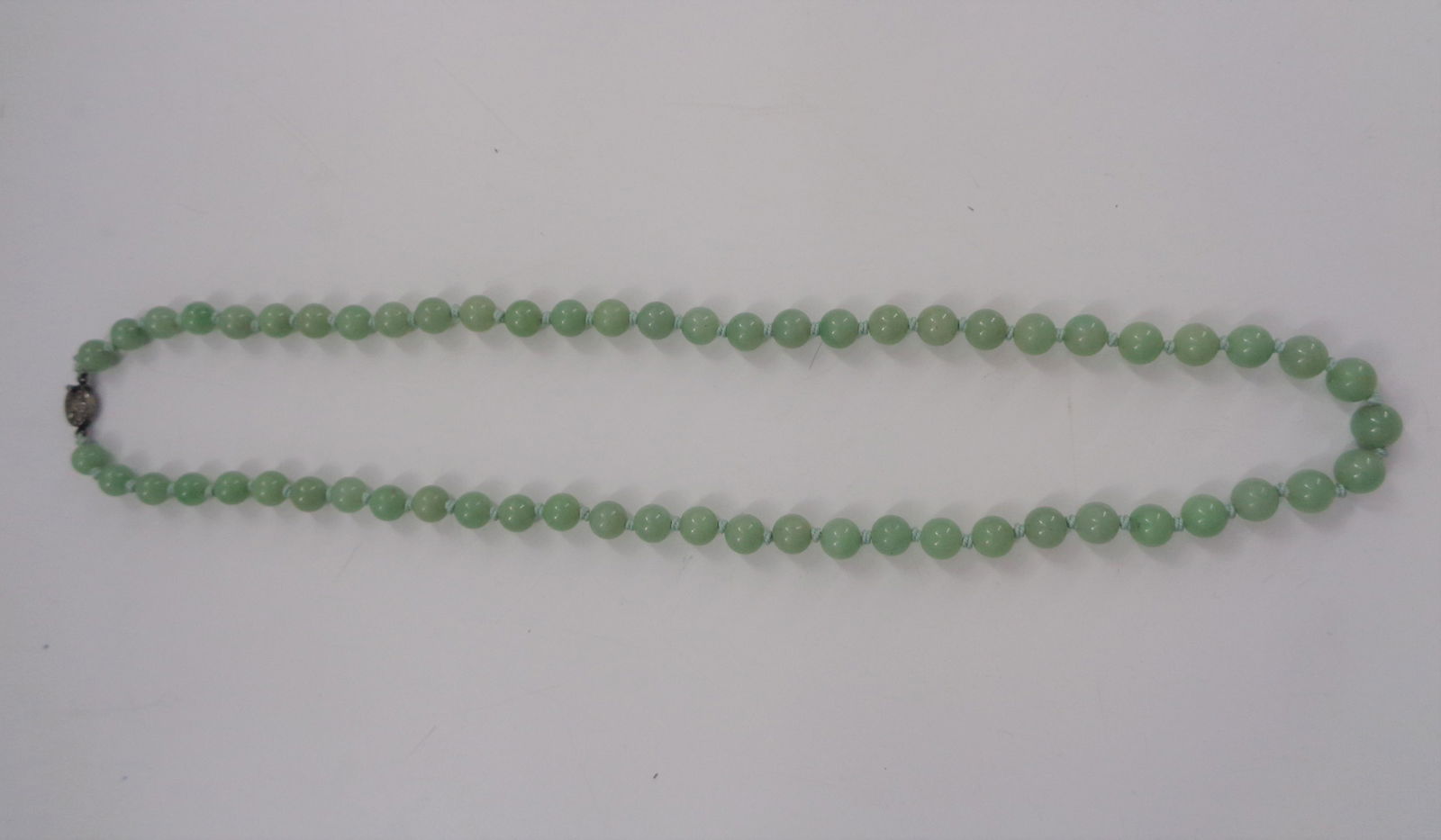 Jade and Silver Necklace (1 of 2)