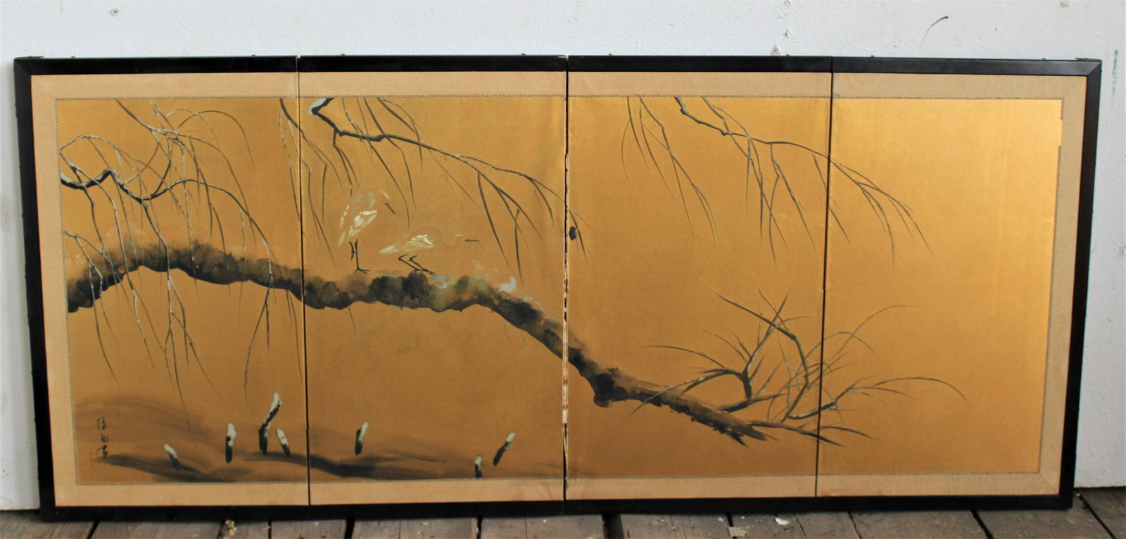 Japanese Four-Panel Screen - Winter (1 of 6)