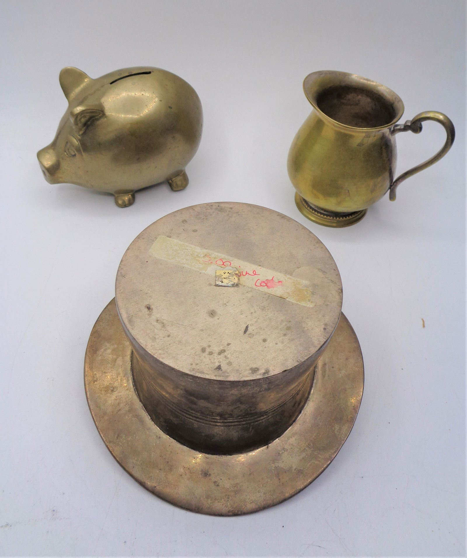 Lot of 3 Antique Brass items (1 of 8)