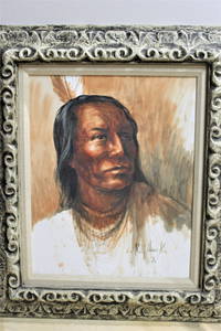 Molly Haines Kohlschreiber Native American Painting