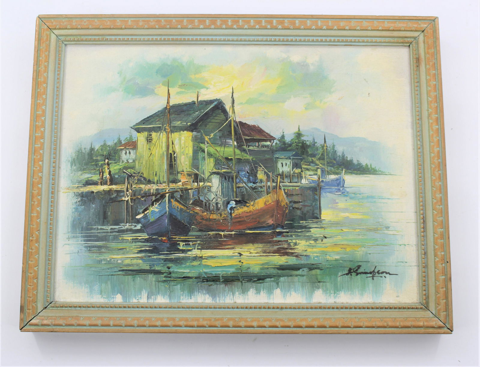 Alan Simpson Original Oil on Canvas (1 of 4)