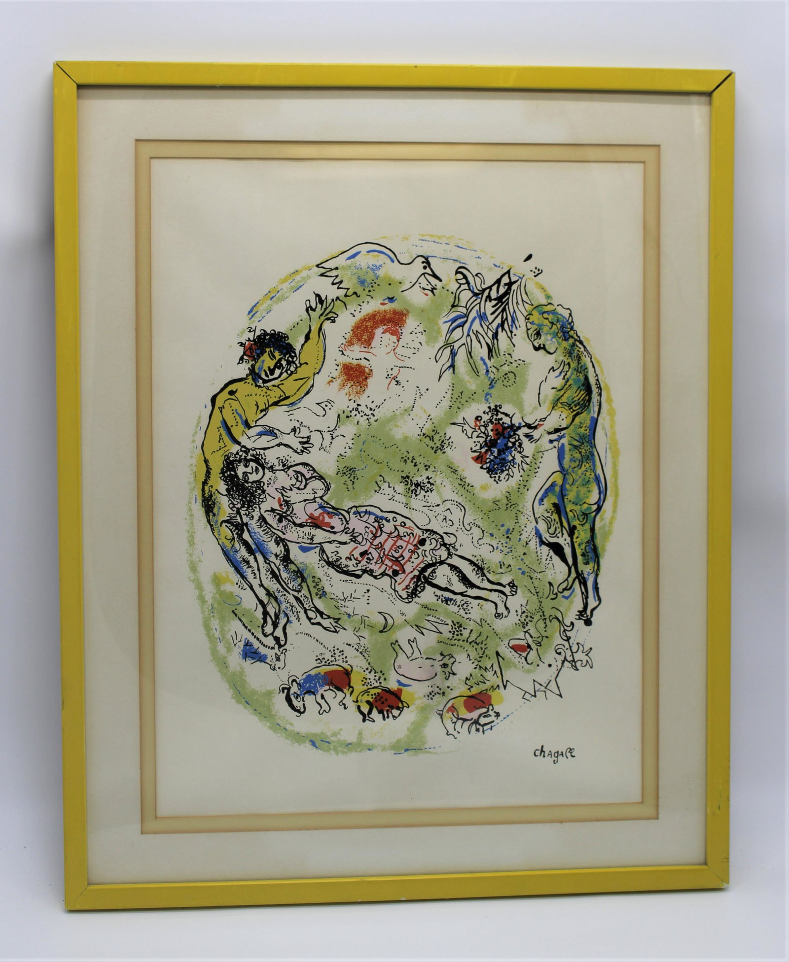 After Marc Chagall Color Lithograph (1 of 4)