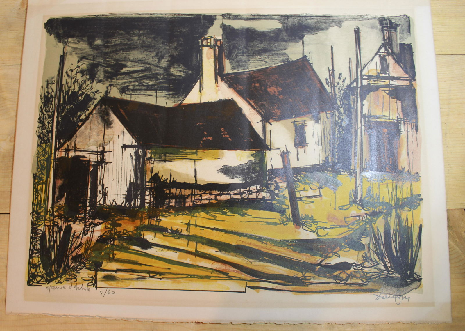 Jacques Daufin Signed Lithograph (1 of 6)