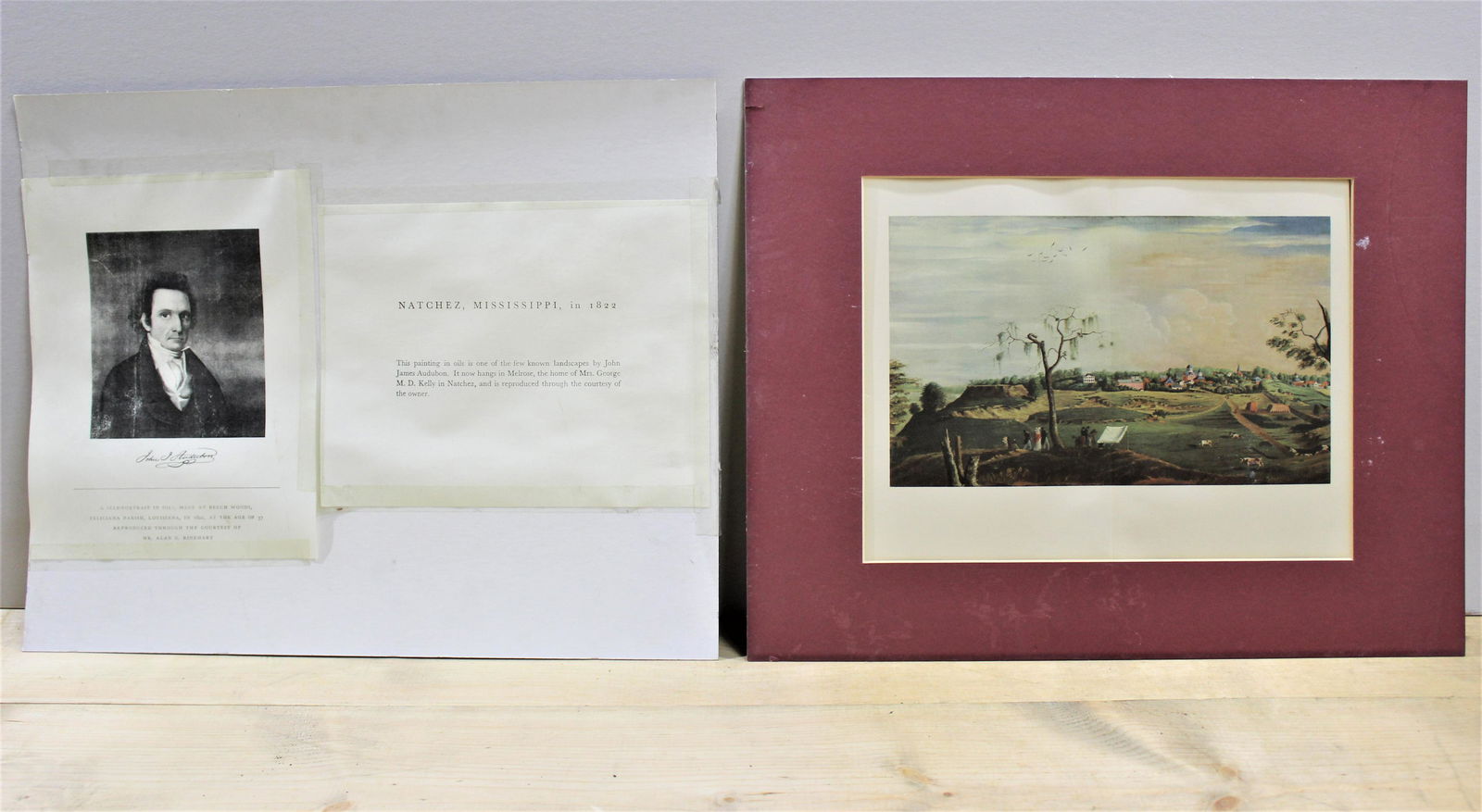 View of Natchez, John James Audobon - Mississippi, 1822 (1 of 12)