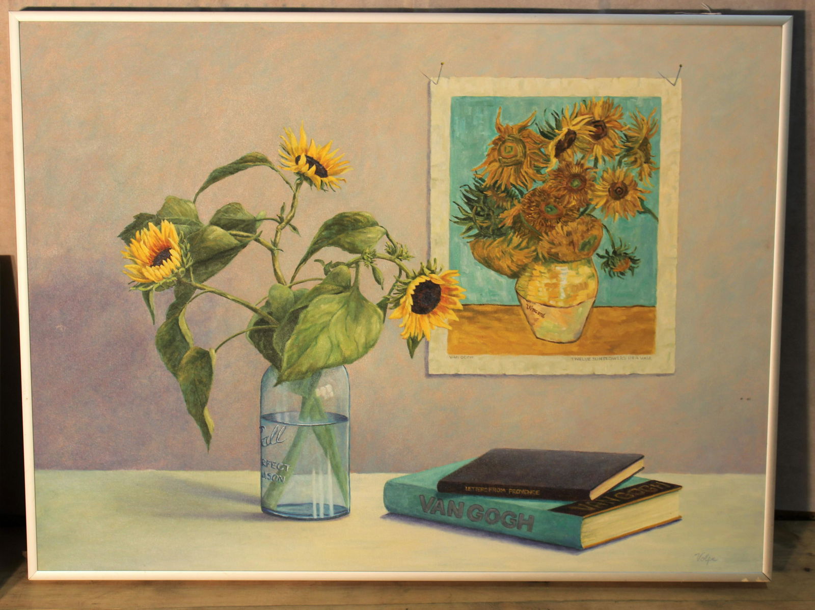 Doris Volpe - Now and Then Twelve Sunflowers (1 of 7)