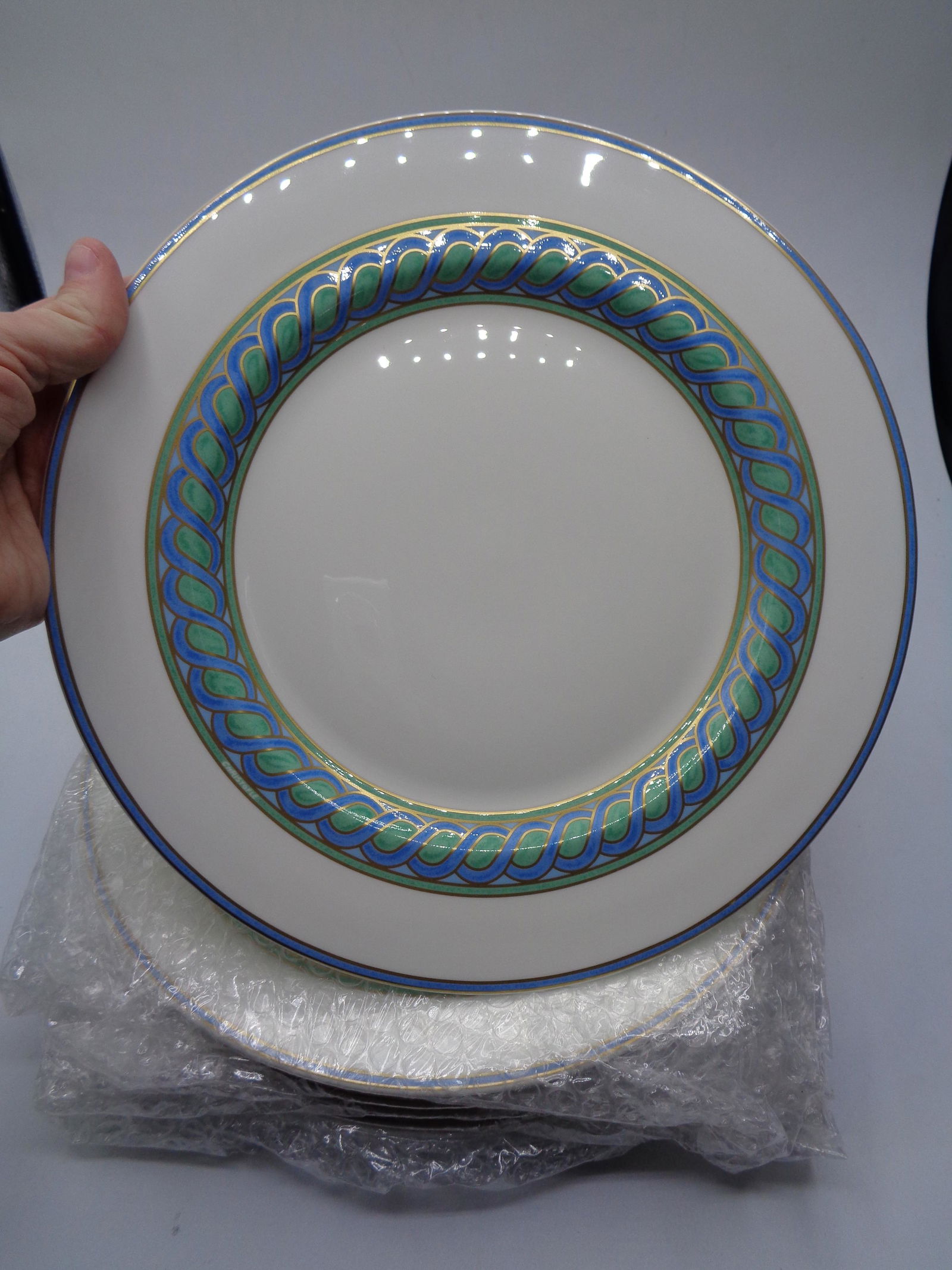 Christofle Porcelain Plate Set (1 of 5)
