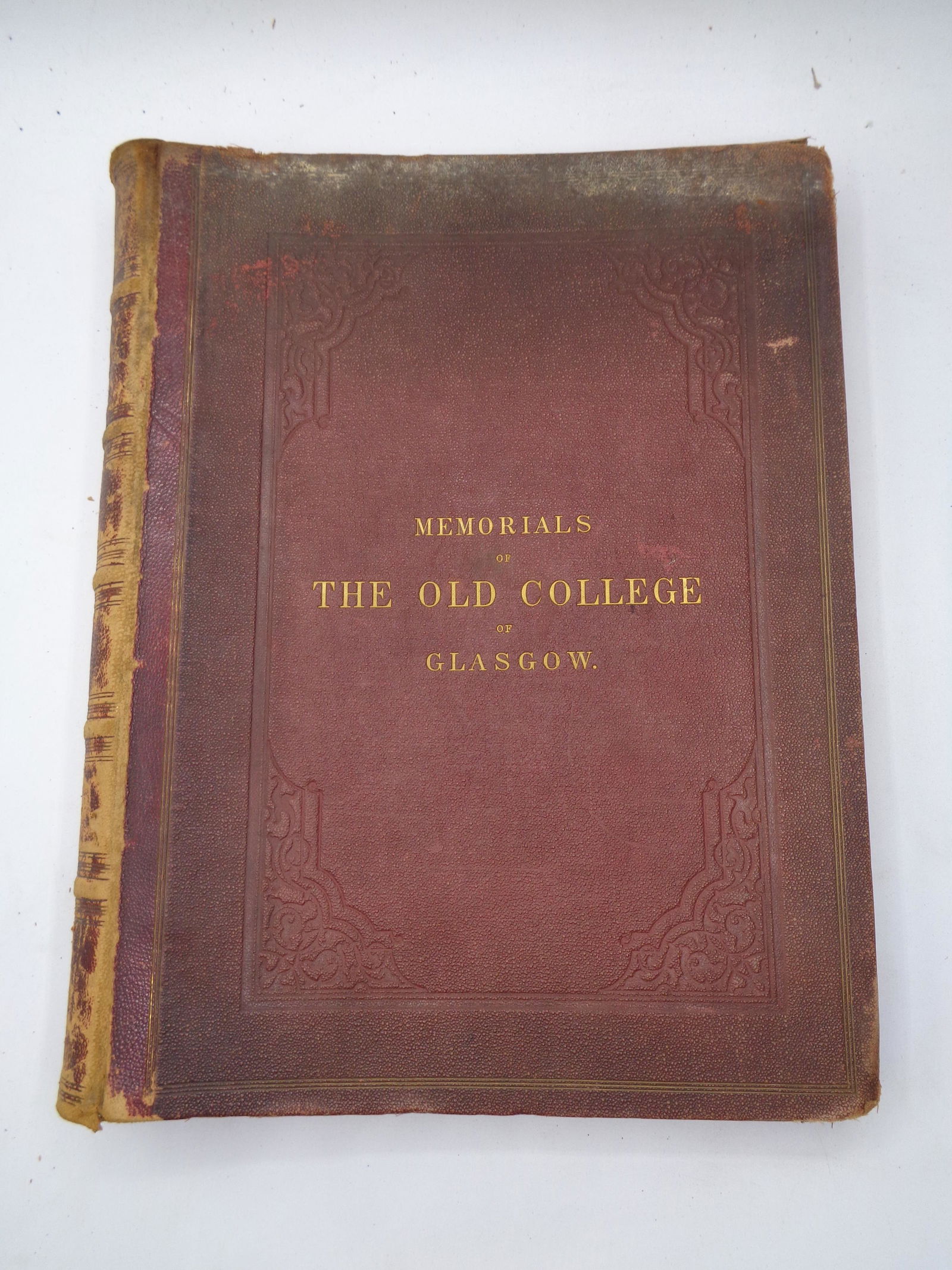 "Memorials of The Old College of Glasgow" Book 1871 (1 of 9)