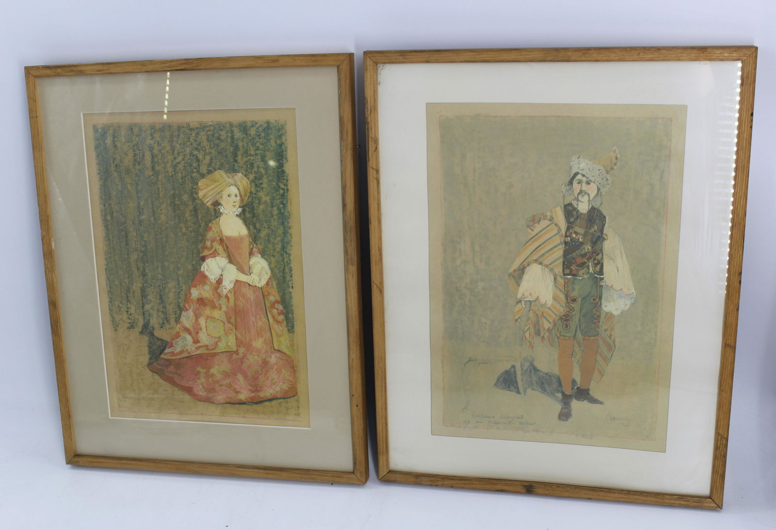 Vintage Costume Lithographs Deirdre Clancy (1 of 5)