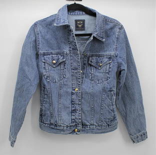 MCM Women's Jean Jacket: Throwback, MCM jean jacket in size small! Perfect for layered looks or for the upcoming spring weather! Can be dressed up or down!.