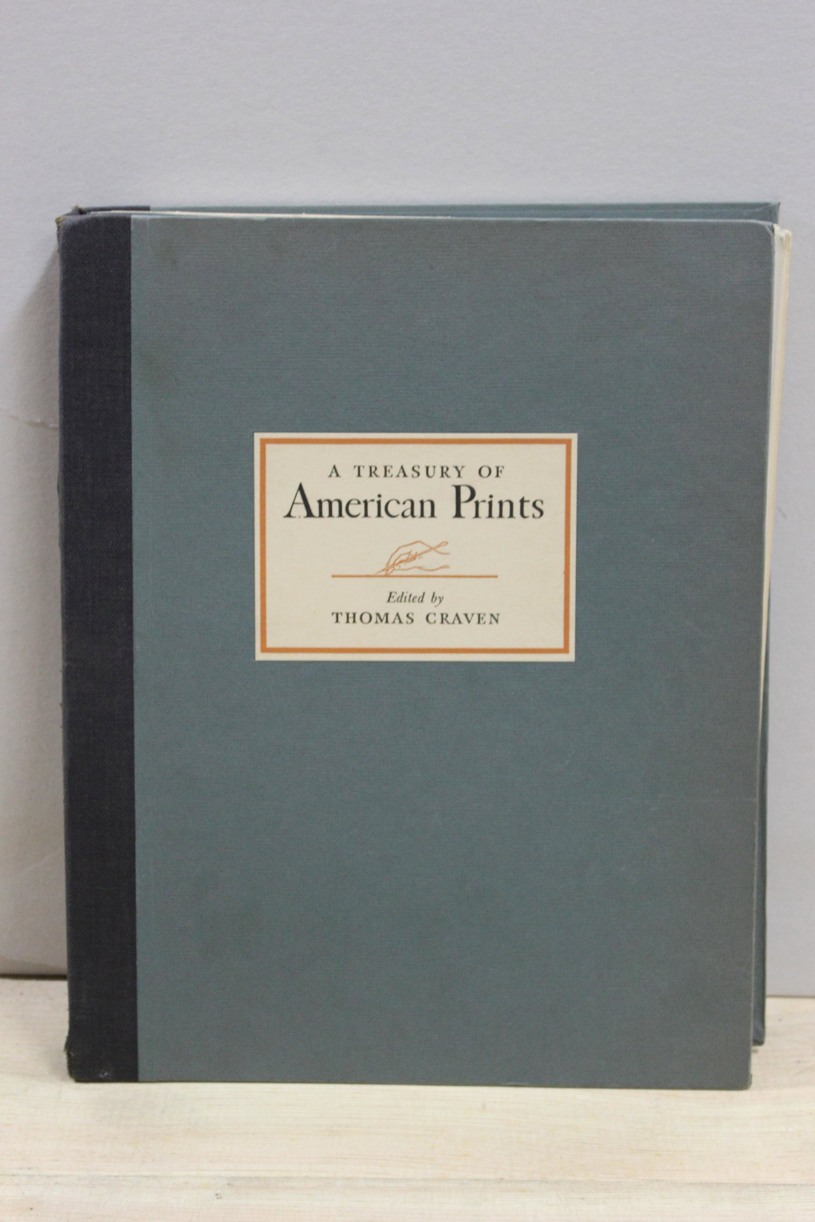 Treasury of American Prints, a Selection of One Hundred Etchings and Lithographs by the Foremost: A substantial selection of one hundred etchings and lithographs by American artists, including Cadmus, Gropper, Grosz, Hopper, Marsh, Sloan, Soyer, Wood, etc. Full-page reproductions on a spiral ring 