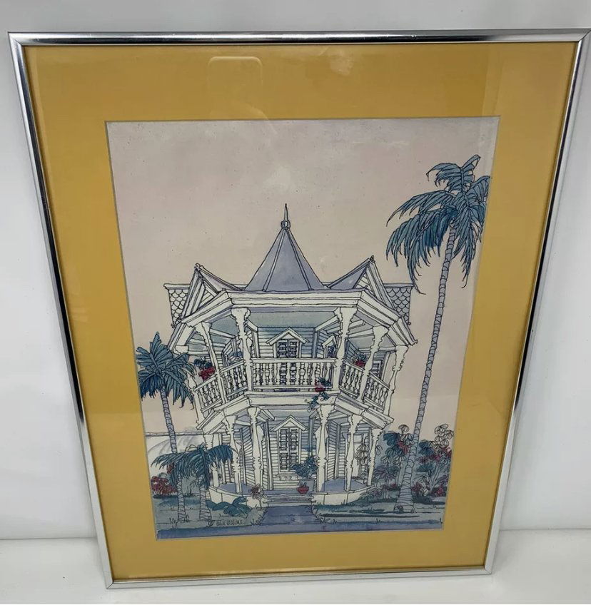 Ann Irvine signed Key West Print (1 of 4)