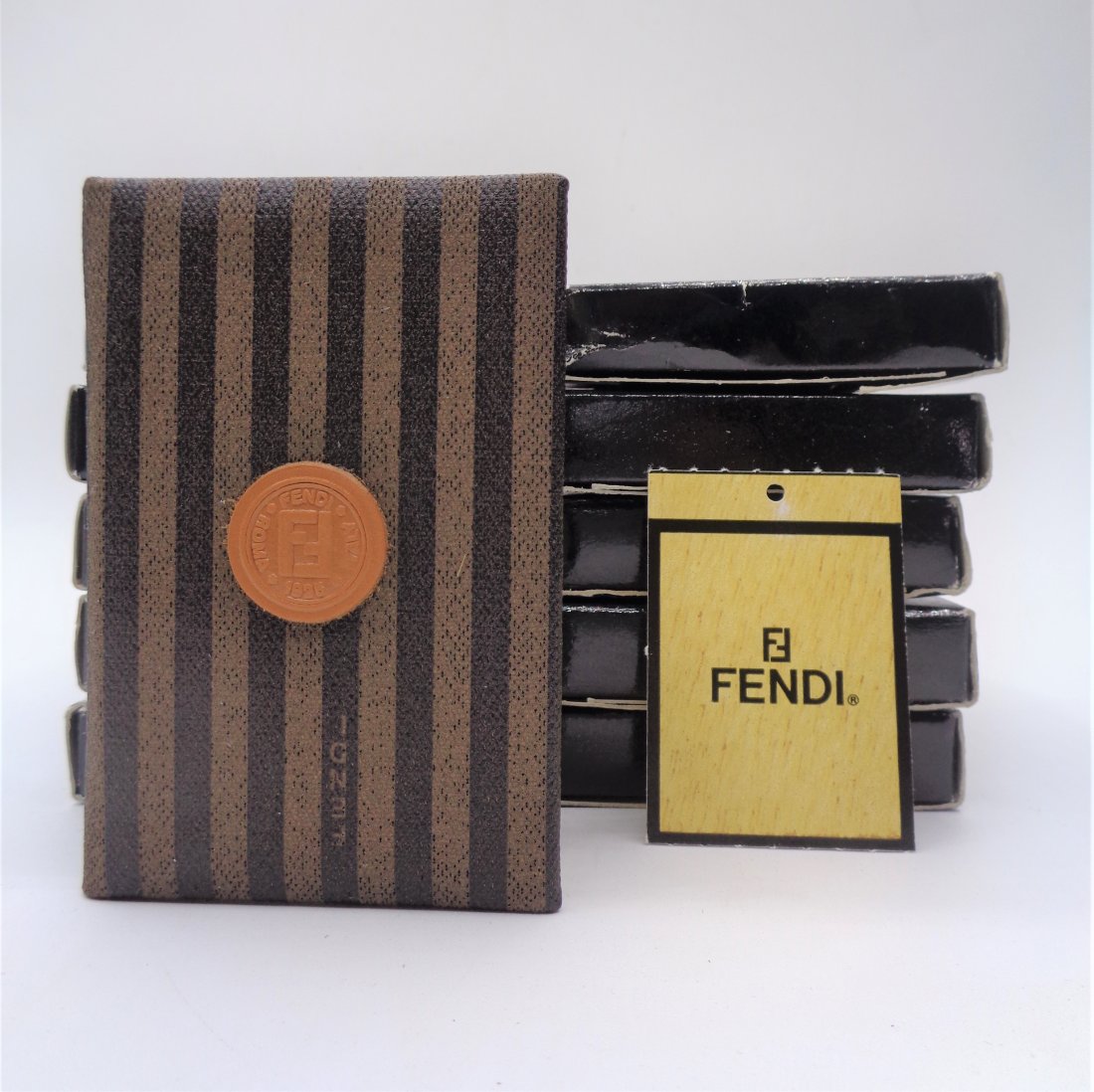 Fendi Mini Address Book Lot: 10 address books, still in original packaging. Original price for each is $15. They are 2.5x3.75".