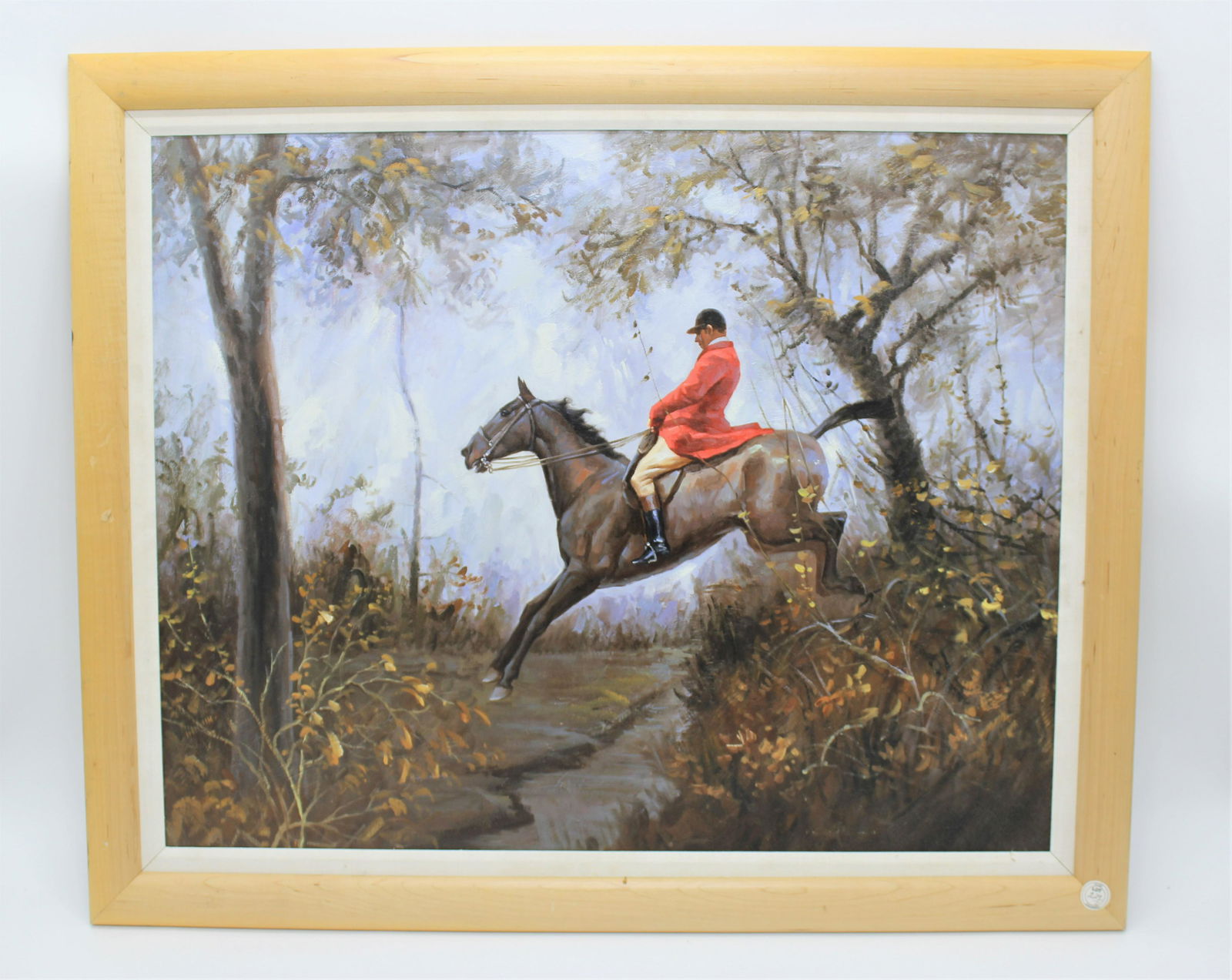 After Sir Alfred Munnings - The Huntsman ?: After Sir Alfred Munnings - The Huntsman.Oil on canvas, framed professionally. Provenance: Stair Galleries. 34.5x28.5