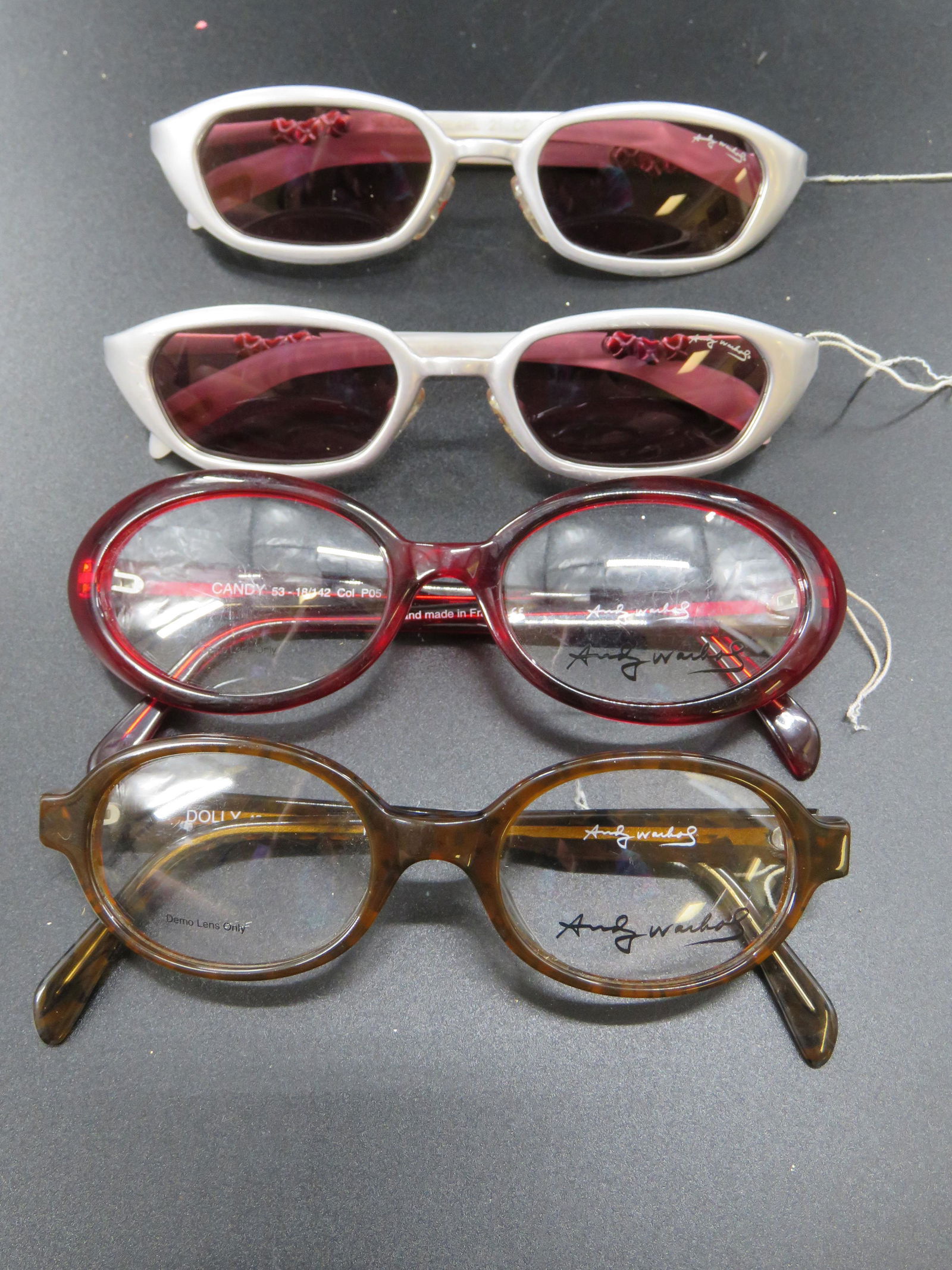 Lot of 4 Andy Warhol Sunglasses (1 of 6)