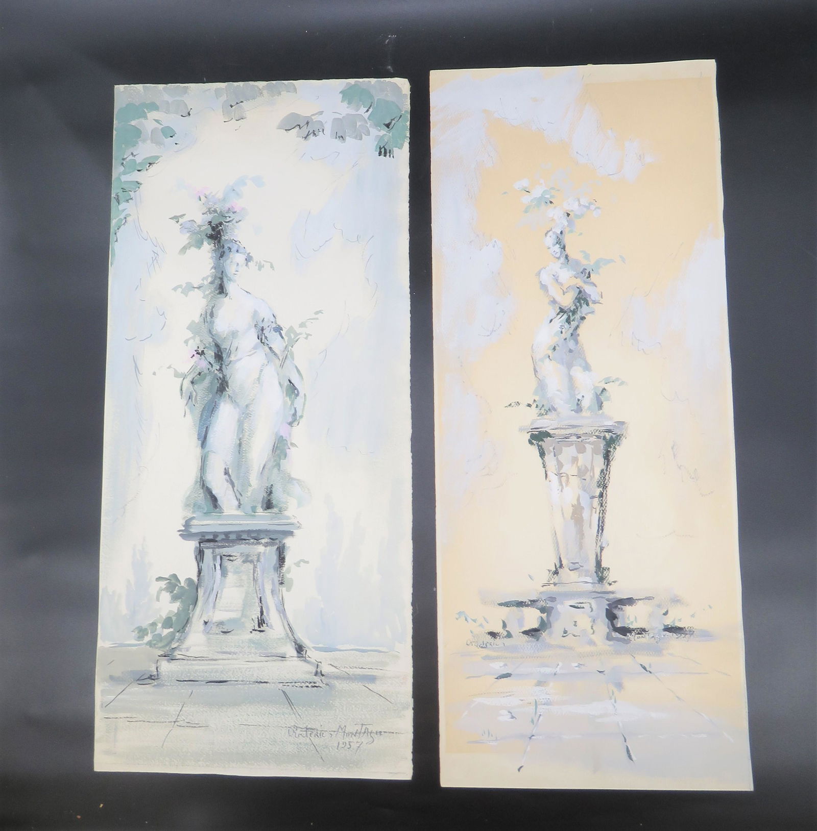 (2) Roderic (O'connor)  Montagu Gouaches 1957 (1 of 10)