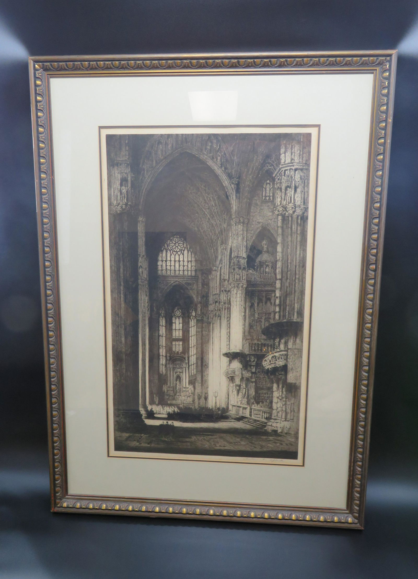 Andrew F. Affleck Signed Etching - Milan Cathedral (1 of 9)