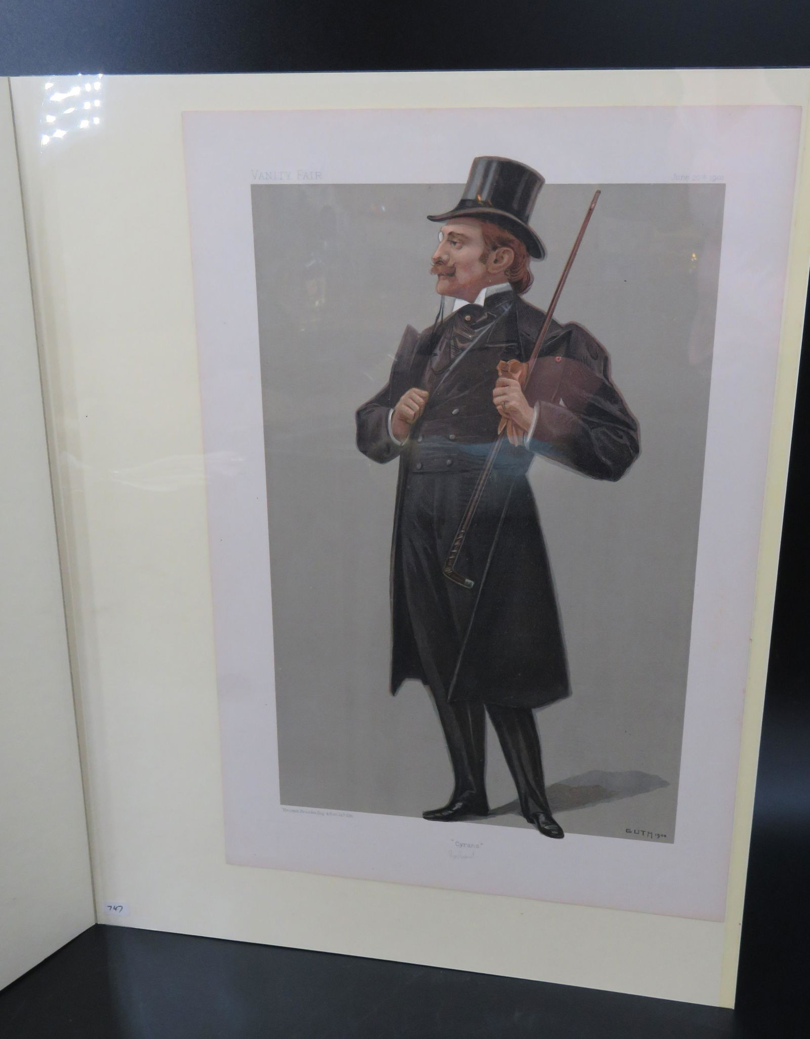 Jean Baptiste Guth Caricature of Edmond Rostand (1 of 6)