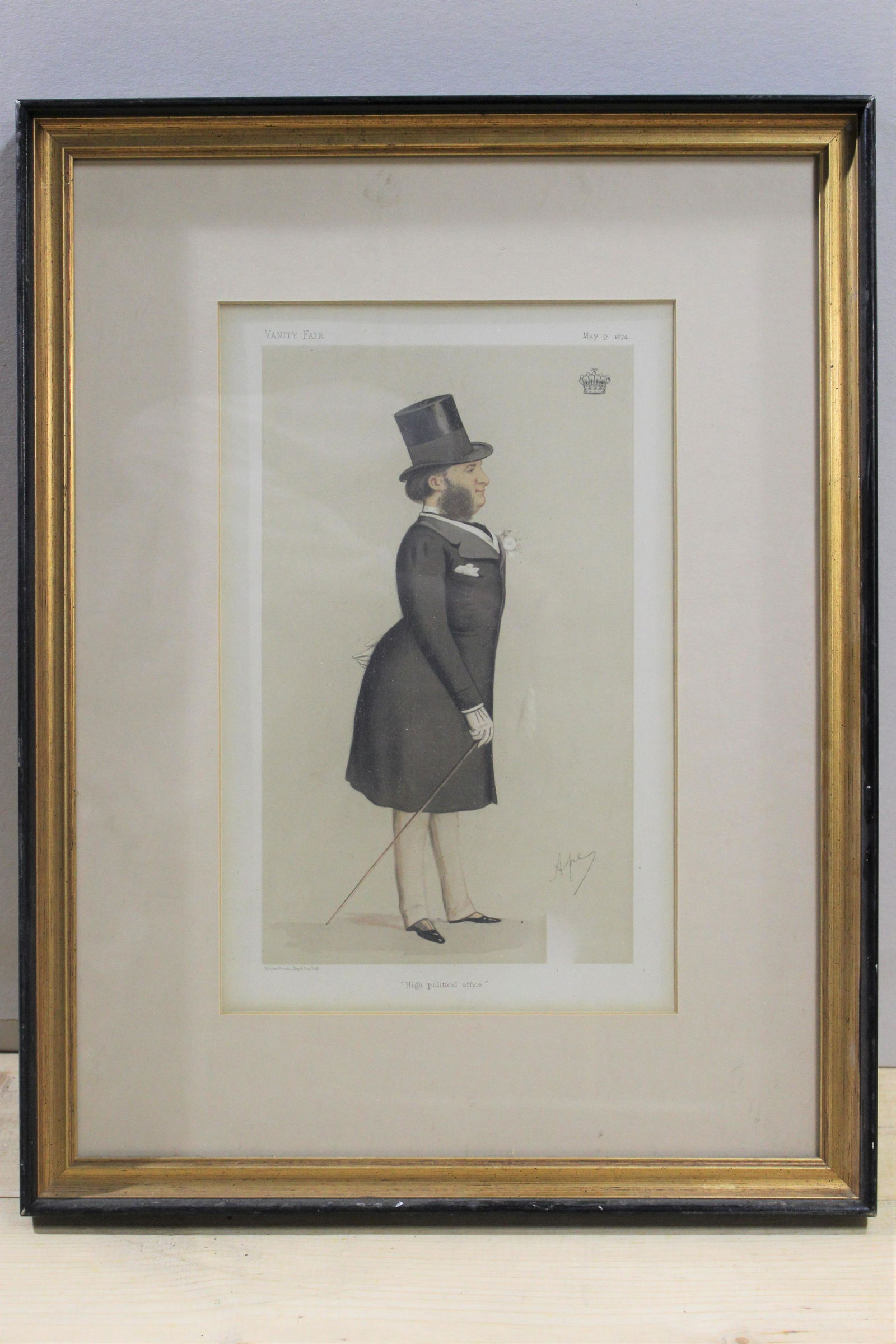 Vincent Brooks, Day & Son, Lithograph - Vanity Fair - 'High Political Office'. Lord Hardwicke. (1 of 11)