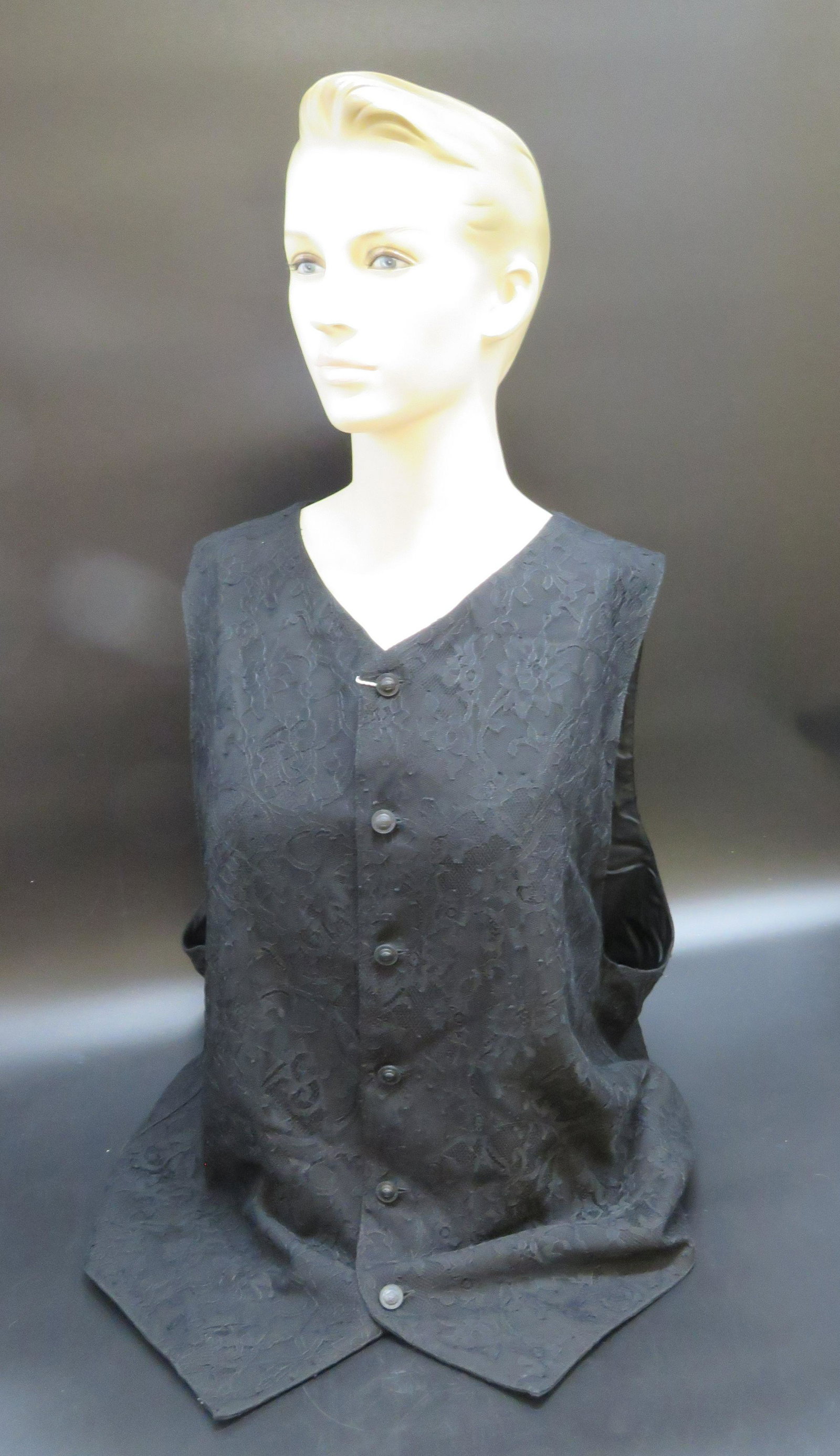 Gianni Versace Black Lace Vest (1 of 5)
