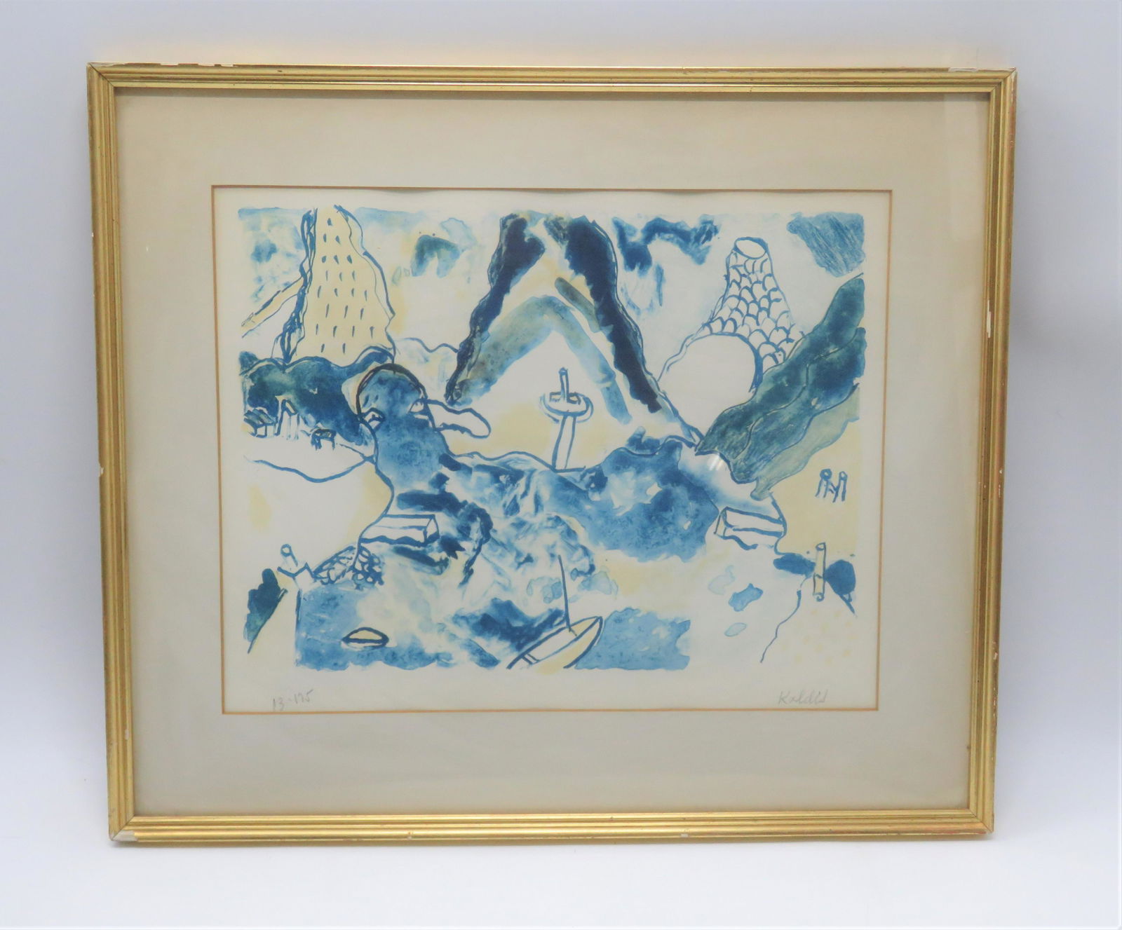 Aristodimos Kaldis Framed Lithograph (1 of 5)