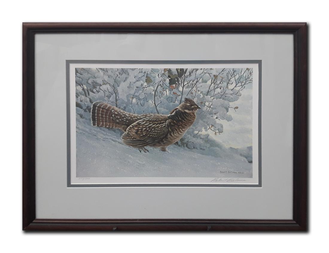 Robert Bateman's "Early Snowfall- Ruffed Grouse" (1 of 3)