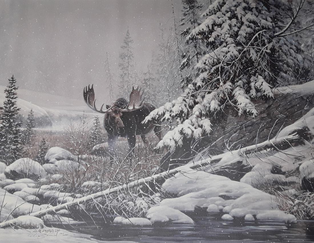 Doug Laird's "Winter Overture Moose" Limited Edition (1 of 2)