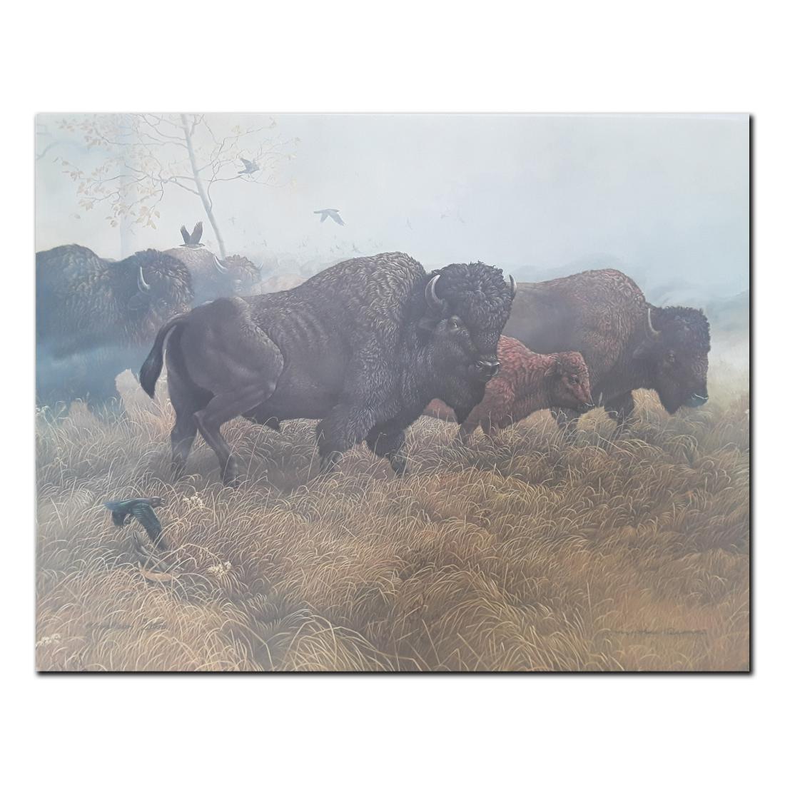 Michael Dumas' "Wood Bison" limited edition print (1 of 3)