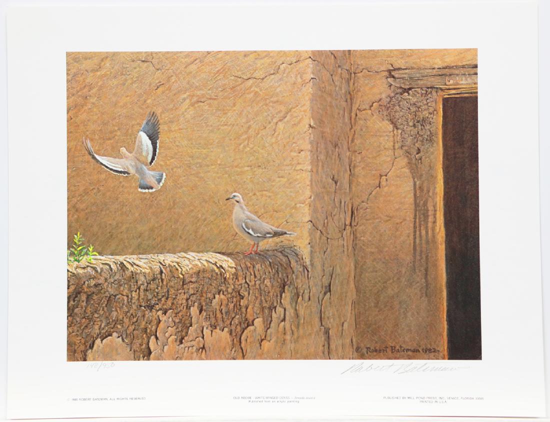 Robert Bateman's "Old Adobe - White Winged Doves" (1 of 1)