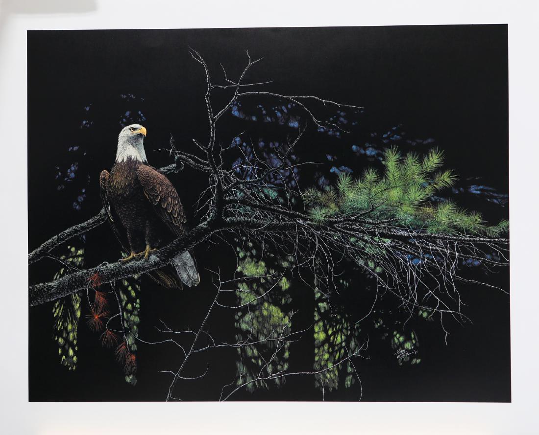 Greg Murray Limited Edition Print: Greg Murray limited edition print signed and numbered 77/550. 18 1/8" x 23 1/4"