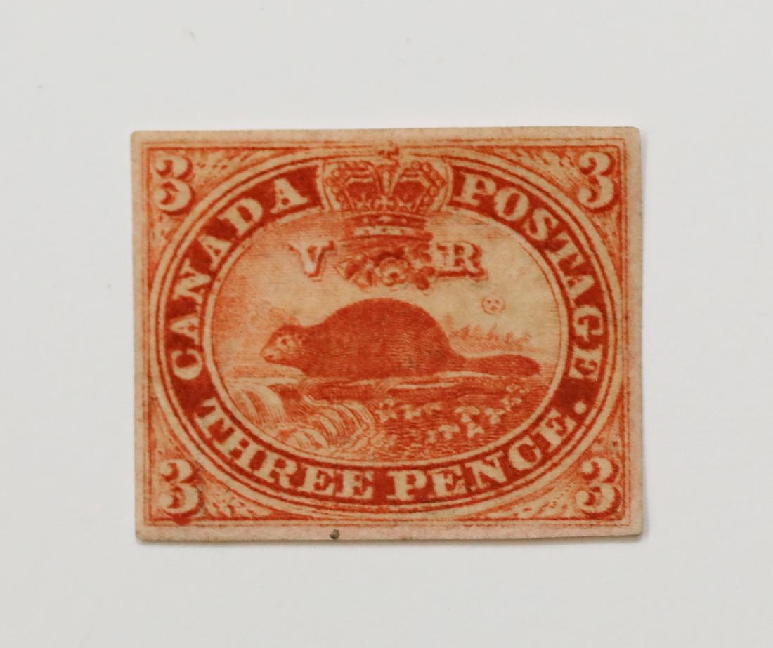 Canada 1852 3p XF NG Medium Wove: Canada 1852 3p XF NG Medium Wove. Extra Fine, No Gum. Stamps