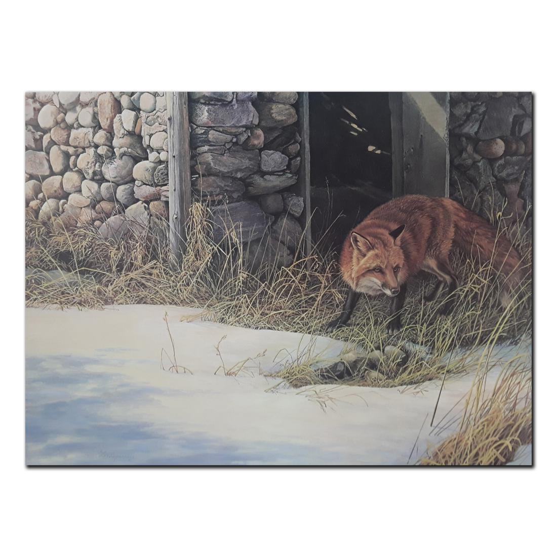 Liz Lesperance's "Wary Venture- Red Fox" limited (1 of 3)