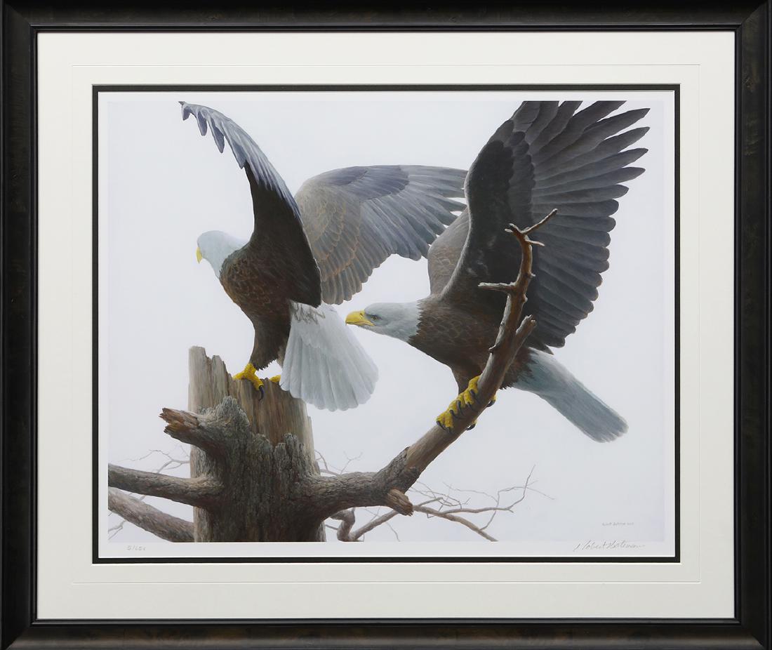 Robert Bateman's "Landings - Bald Eagles" Limited (1 of 1)